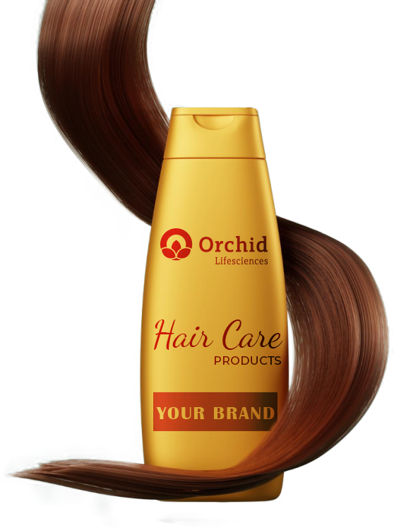 a bottle of hair care product