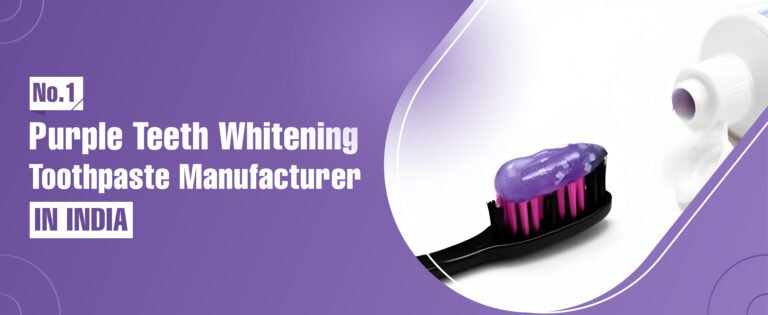 Purple Teeth Whitening Toothpaste Manufacturer