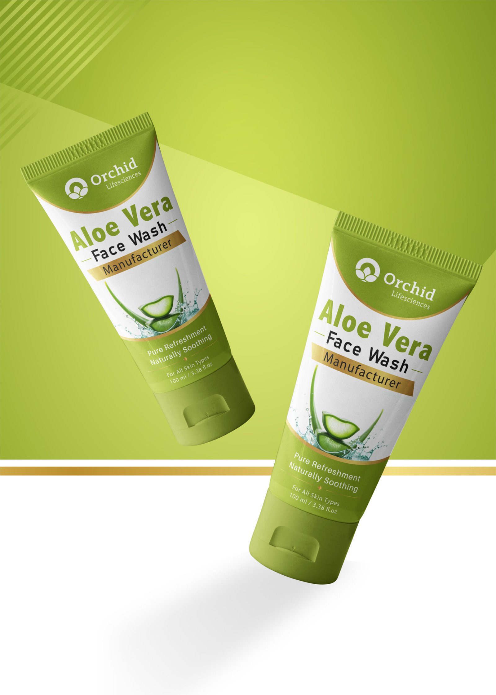 Aloevera Face Wash Image Product Mockup