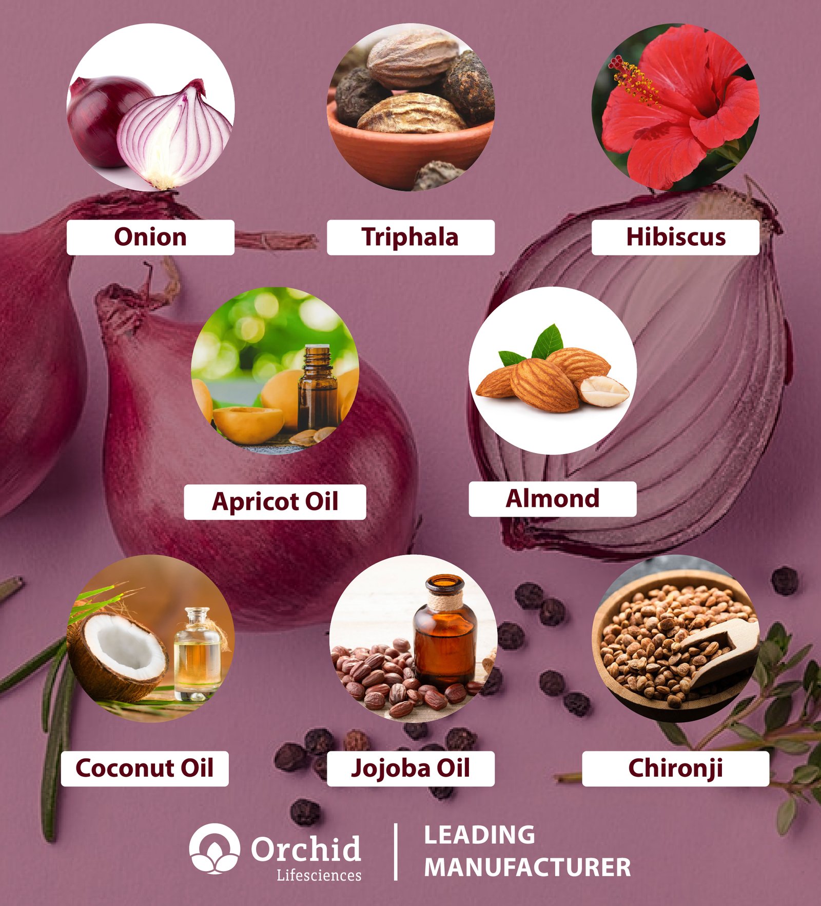 Onion Hair Oil key ingrediants List